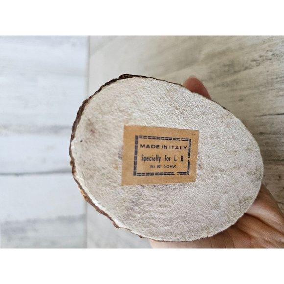 Vintage chalkware Joseph Nativity sheep Italy LB Italian AS IS religious figurin - Picture 11 of 11